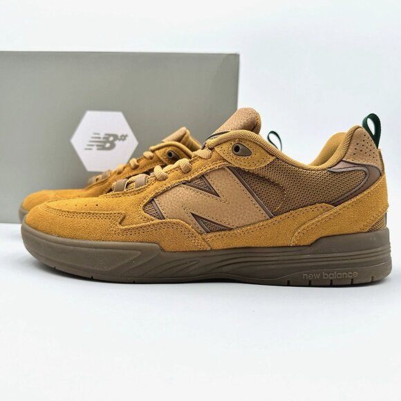 NEW New Balance Numeric 808 Tiago Lemos Skate Shoes Men’s Size 9 NM808WHE Brown - Picture 1 of 9